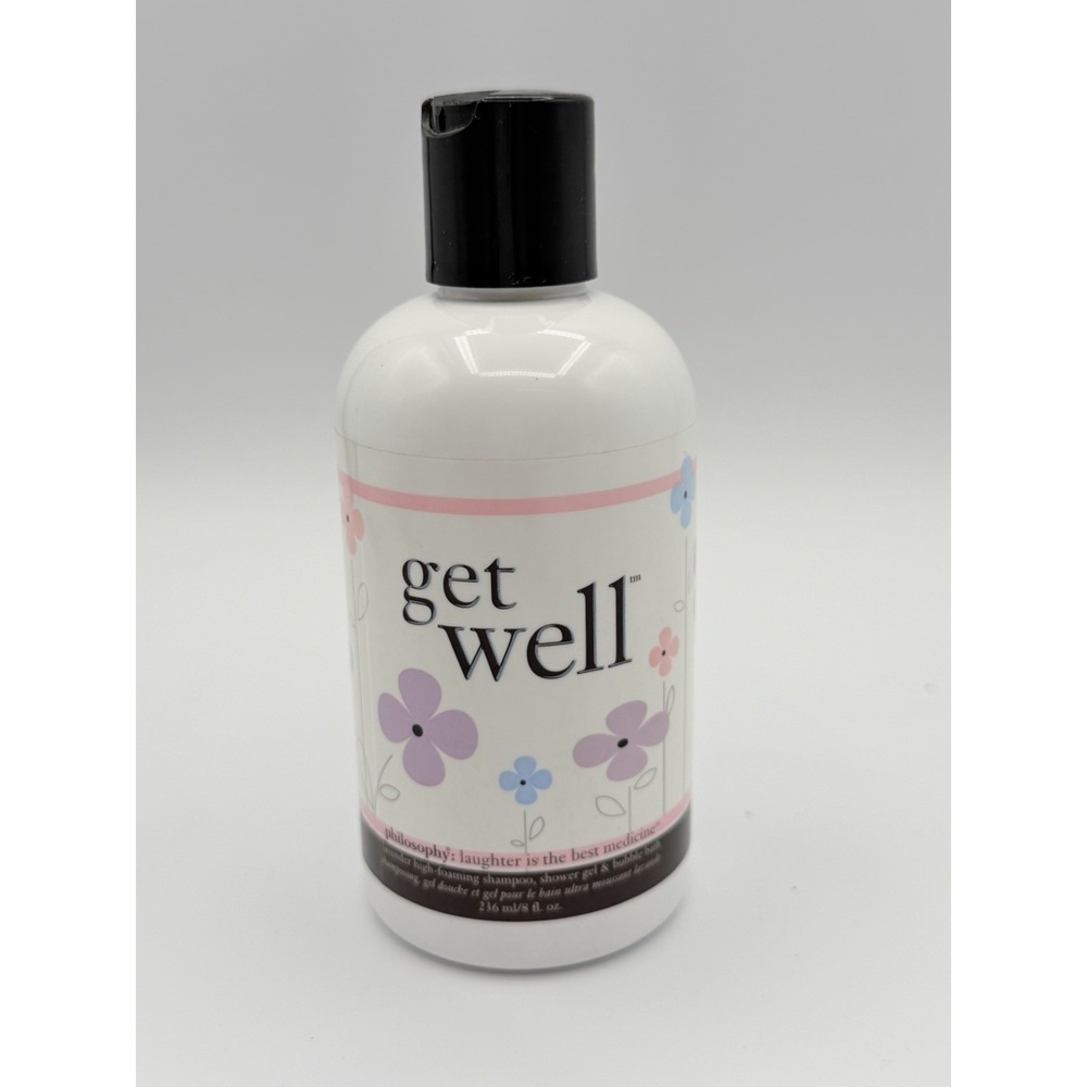 Philosophy Shampoo, Shower Gel & Bubble Bath - GET WELL - Lavender - 8 Fl Oz